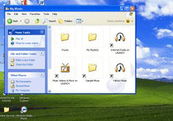 graphical user interface in Windows XP