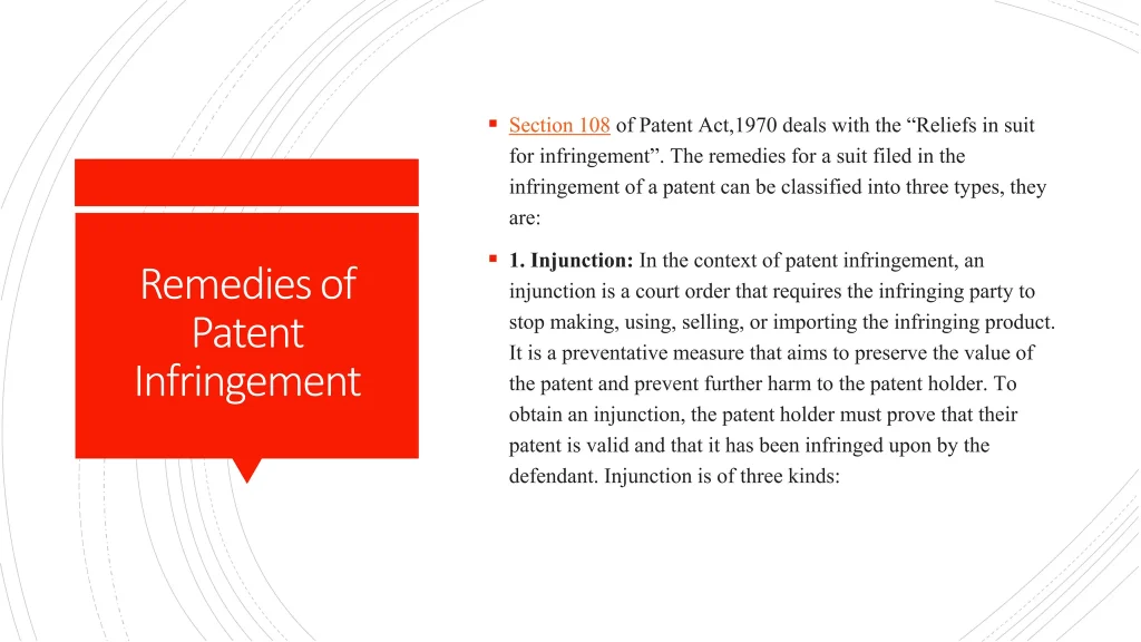 Efficacy Of Injunctions In Indian Patent Infringement Cases
