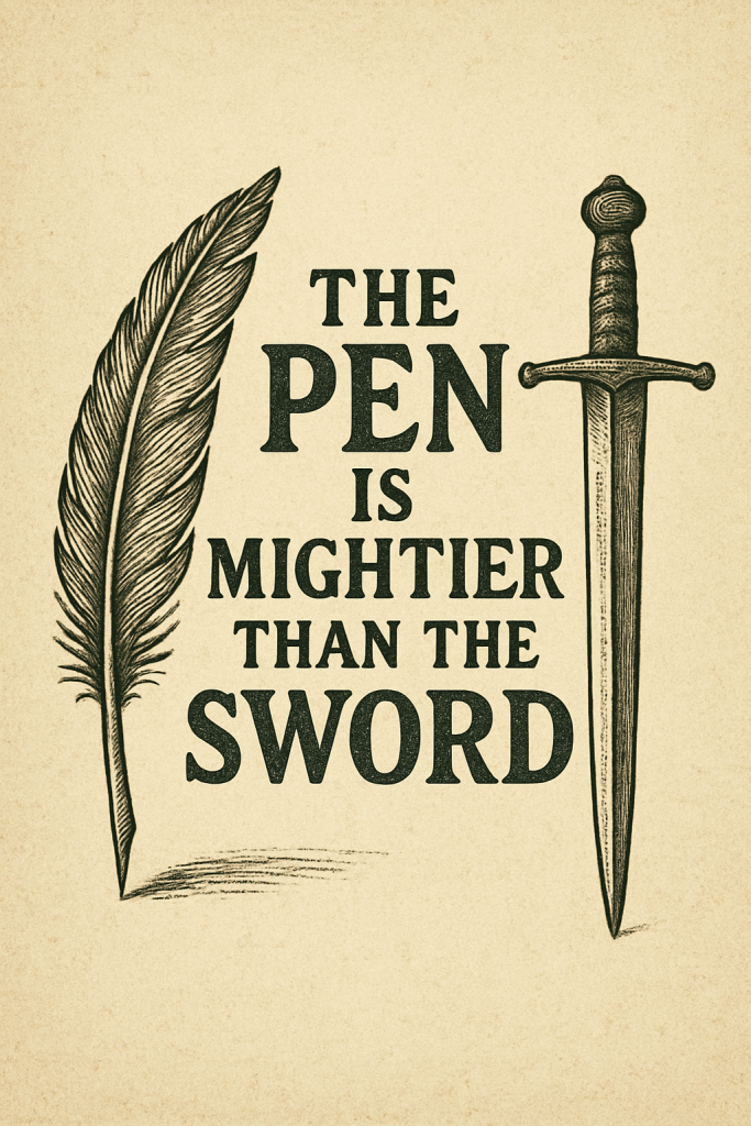 Pen Is Mightier Than Sword Pen Is Mightier Than Sword