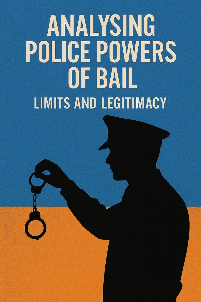 Analysing Police Powers of Bail: Limits and Legitimacy Analysing Police Powers of Bail