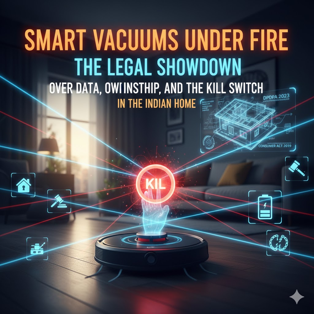 Smart Vacuums Under Fire: The Legal Showdown Over Data, Ownership, and the Kill Switch in the Indian Home Smart Vacuums Under Fire: The Legal Showdown Over Data, Ownership, and the Kill Switch in the Indian Home