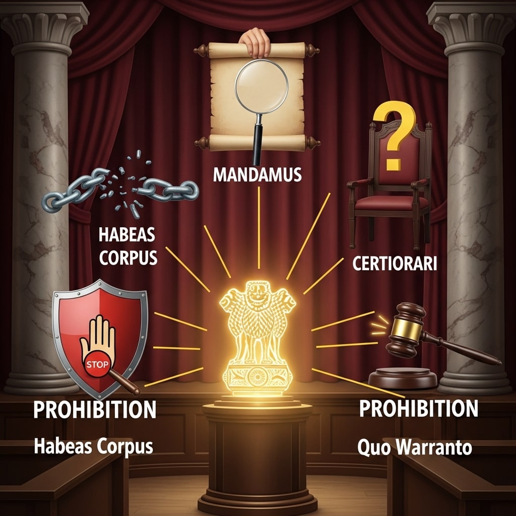 Different Types of Writs in India: A Brief Overview Different Types of Writs in India