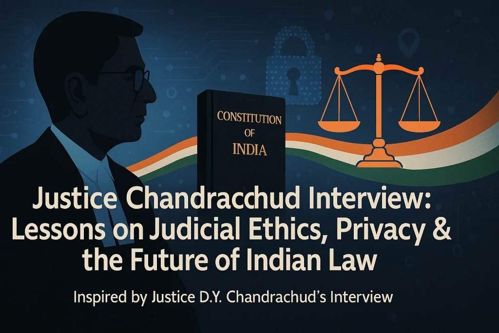 Justice Chandrachud Interview