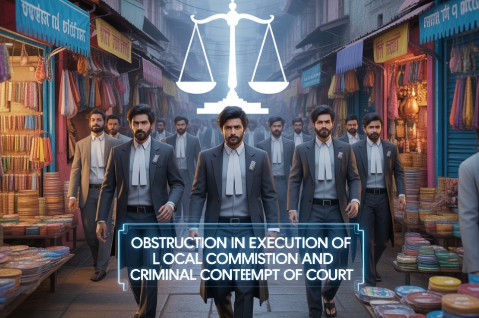 Obstruction in execution of Local Commission and Criminal Contempt of court Obstruction in execution of Local Commission and Criminal Contempt of court