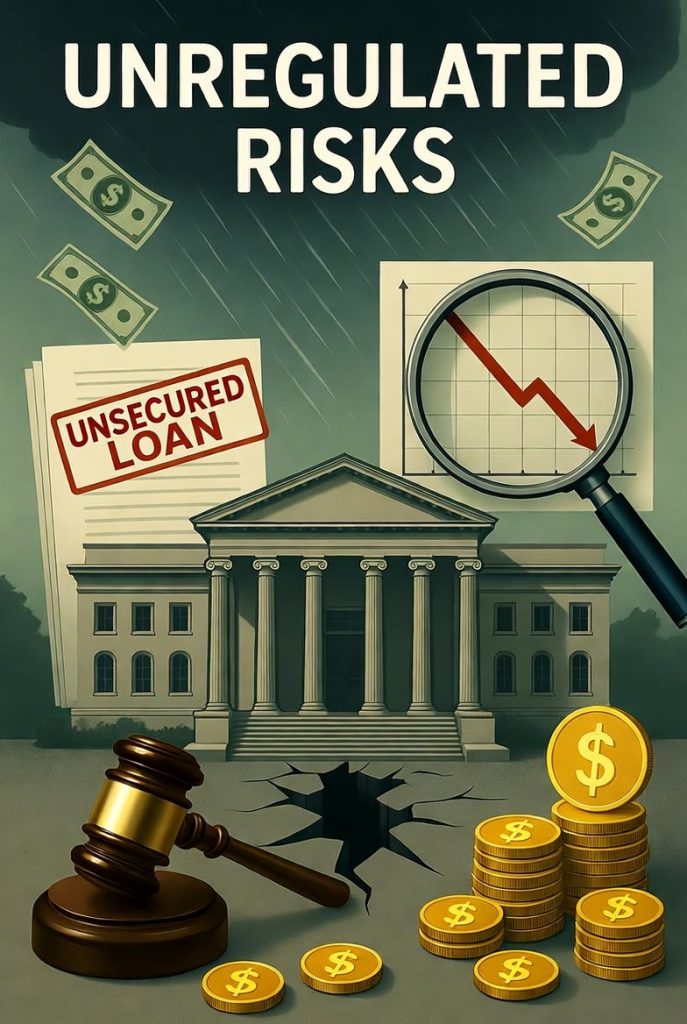 Unregulated Risks: How Unsecured Loans Undermine Financial Institutions?