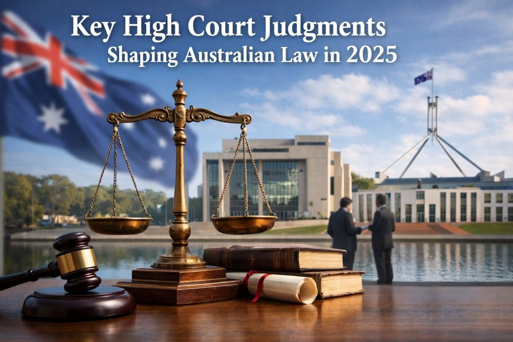 Key High Court Judgments Shaping Australian Law in 2025