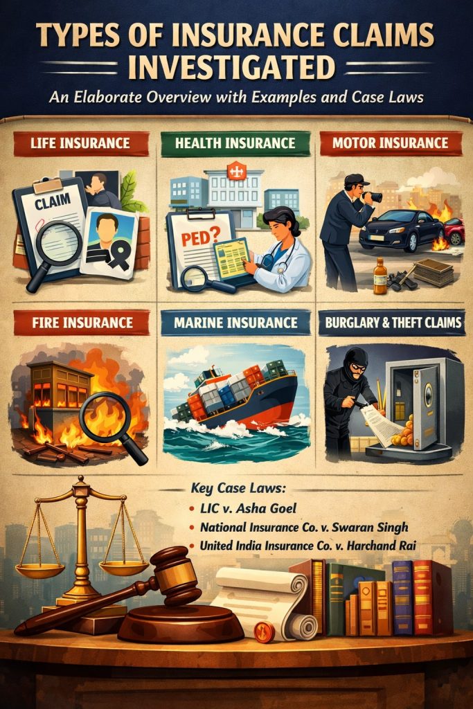 Overview of Insurance Claims and Their Investigation