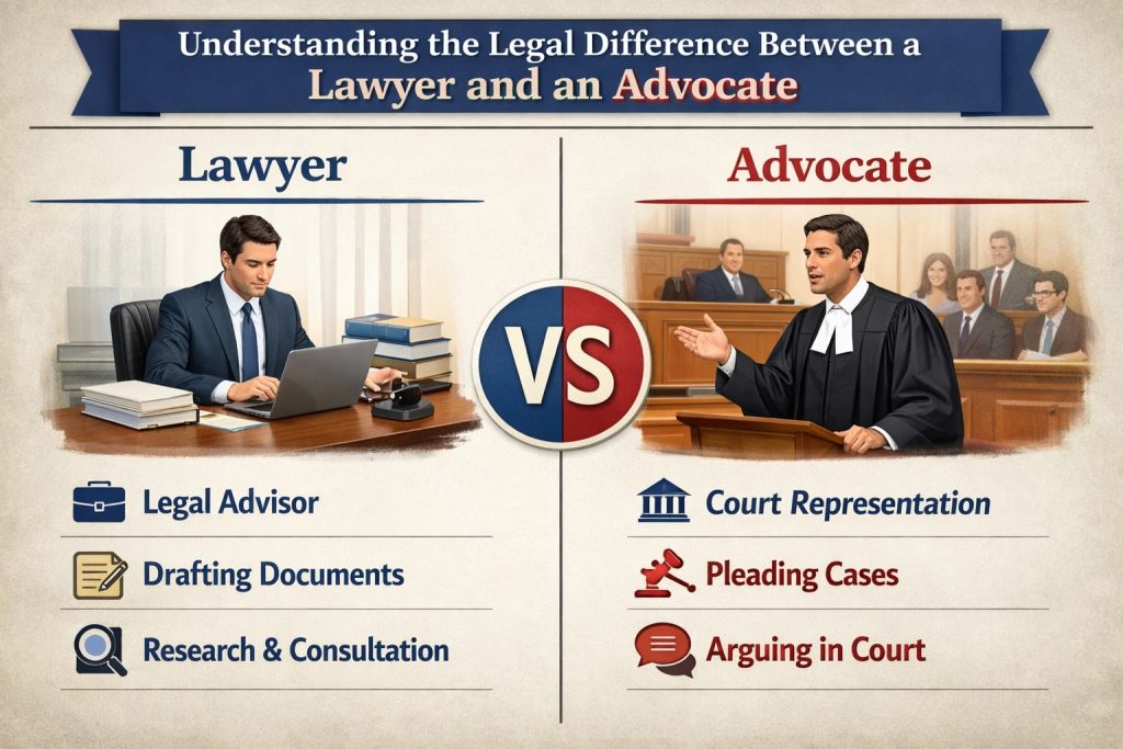 he Legal Difference Between A Lawyer And An Advocate