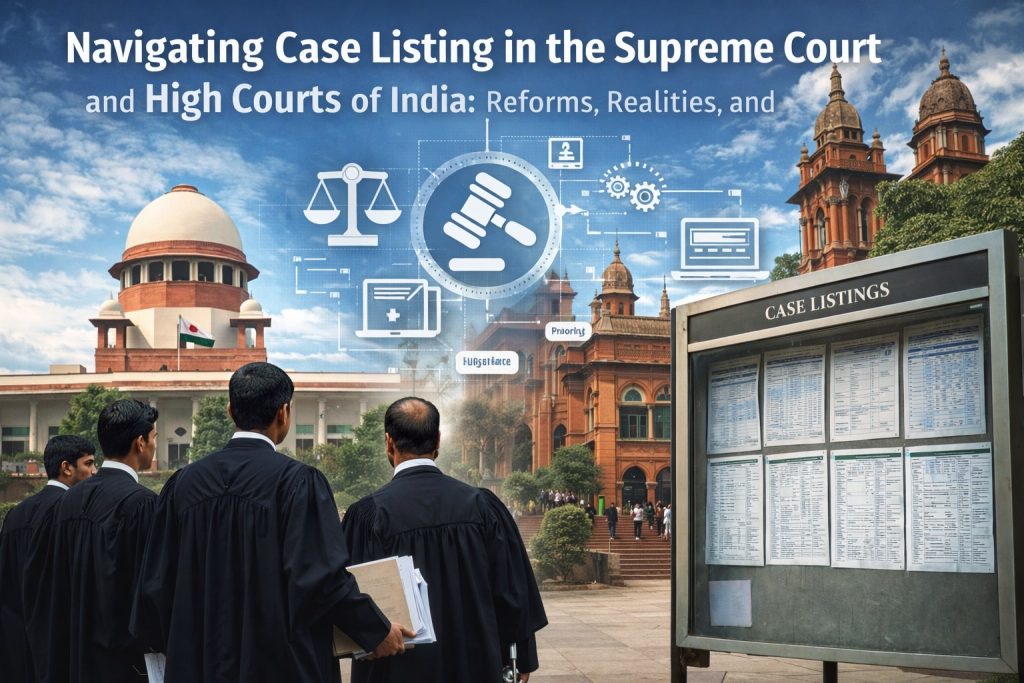 Case Listing in Indian Courts: Process, Reforms, and Impact on Speedy Justice