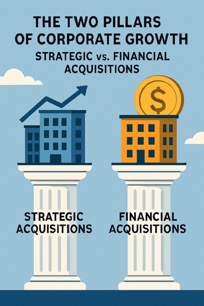 The Two Pillars of Corporate Growth: Strategic vs. Financial Acquisitions Strategic vs. Financial Acquisitions