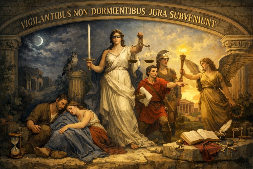 Vigilantibus Non Dormientibus Jura Subveniunt