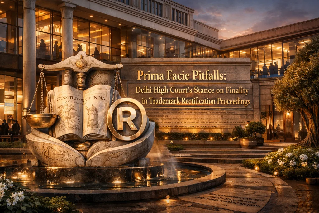 Prima Facie Pitfalls: Delhi High Court's Stance on Finality in Trademark Rectification Proceedings