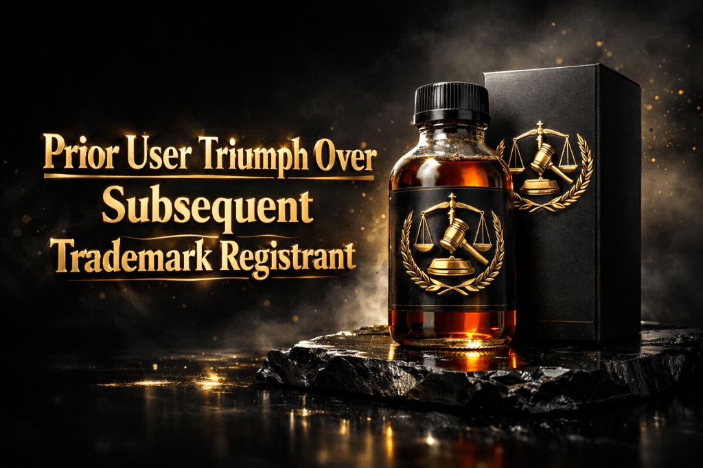 Prior user Triumph over subsequent Trademark registrant