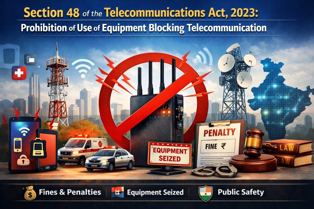 Section 48 of the Telecommunications Act, 2023: Prohibition of Use of Equipment Blocking Telecommunication