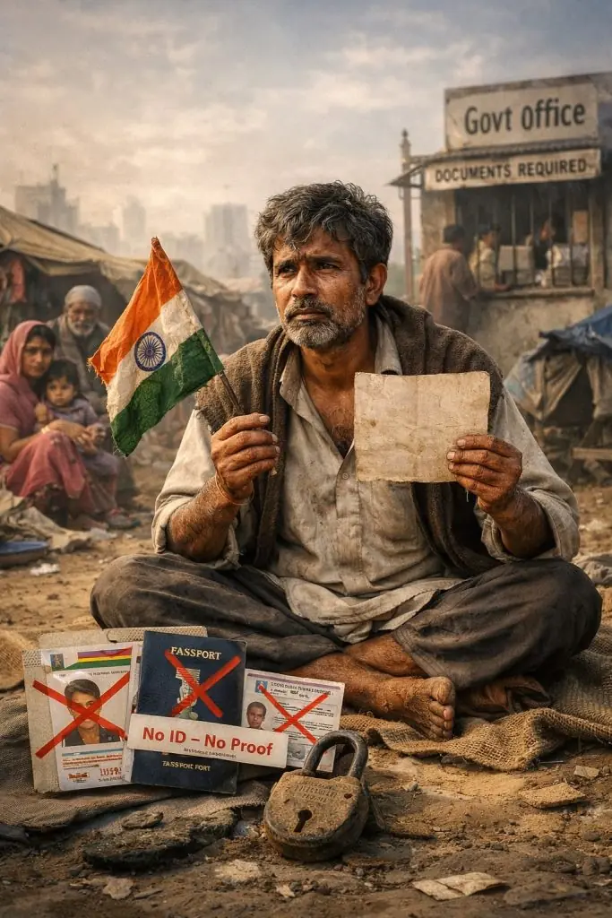 An Indian Citizen by Birth but Without Documents