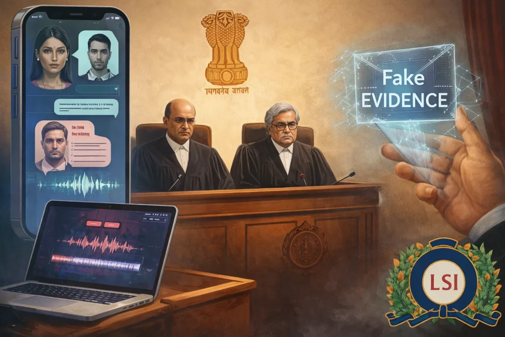 AI-Generated Evidence, False Allegations, and the Future of Matrimonial Justice: A Wake-Up Call from India’s Supreme Court