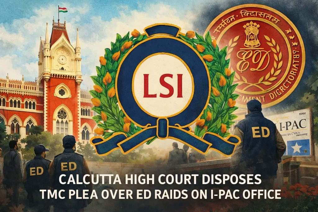 Calcutta High Court Disposes TMC Plea Over ED Raids on I-PAC Office