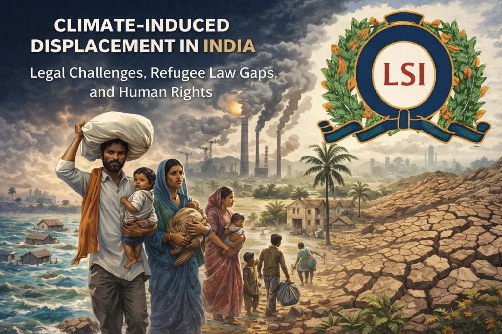 Climate-Induced Displacement in India: Addressing a Legal and Policy Vacuum Climate-Induced Displacement in India