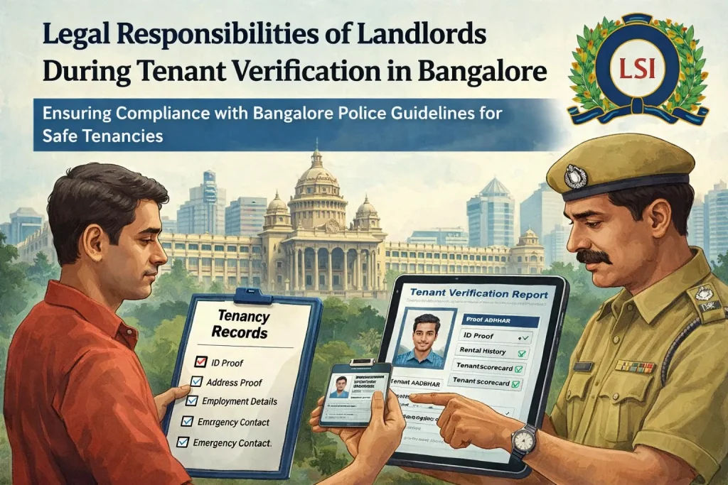 Legal Responsibilities of Landlords During Tenant Verification in Bangalore