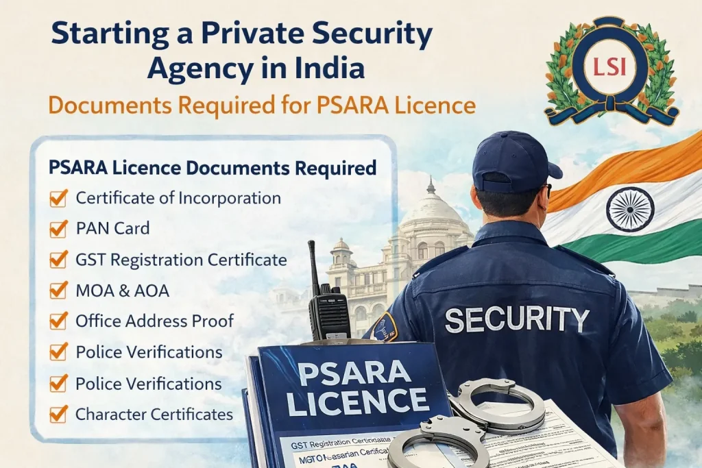 PSARA Licence Guide for Private Security Agencies PSARA Licence Guide for Private Security Agencies