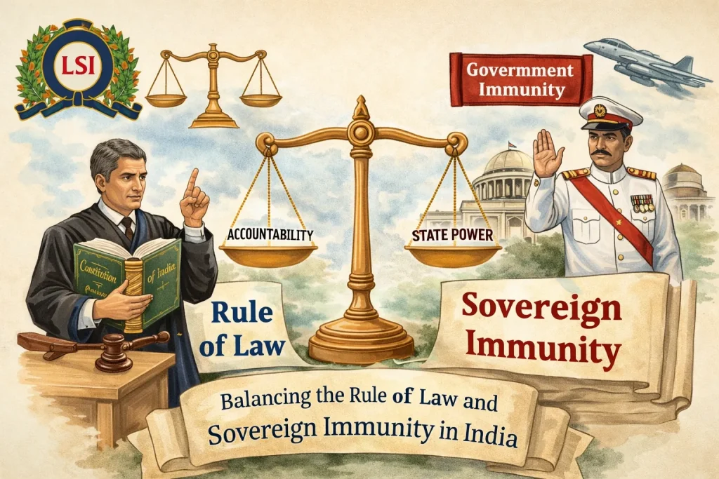 Bridging the gaps; Balancing the Rule of Law with Doctrine of Sovereign Immunity Bridiging the gaps; Balancing the Rule of Law with Doctrine of Sovereign Immunity