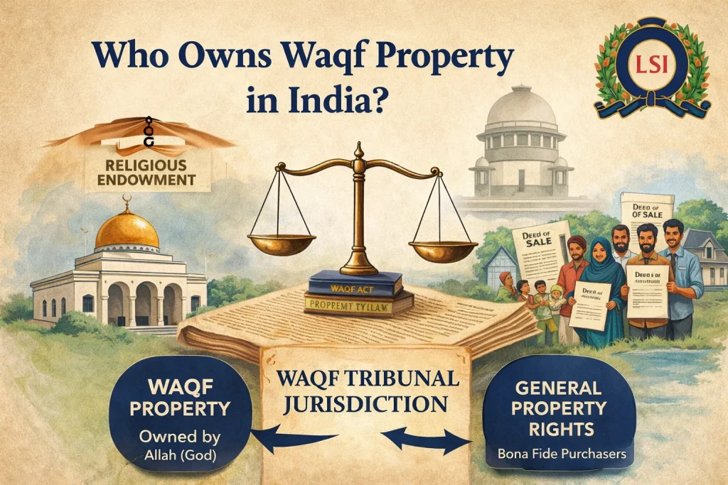 Who is the Owner of Waqf Property