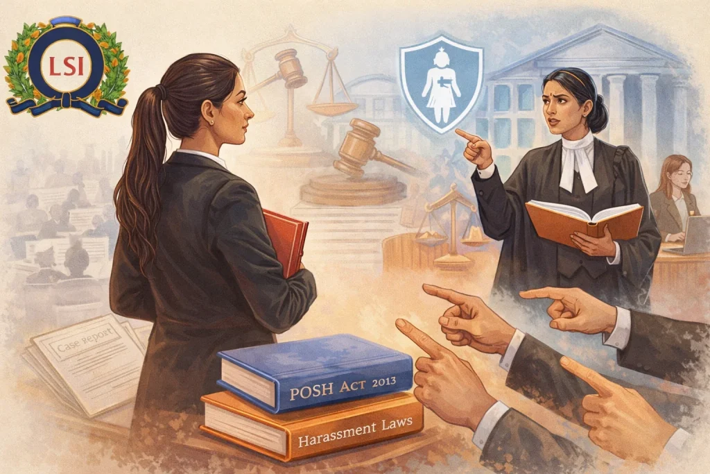 Women Lawyers in India: Safety, Workplace Harassment and Legal Protection Women Lawyers in India: Safety, Workplace Harassment and Legal Protection