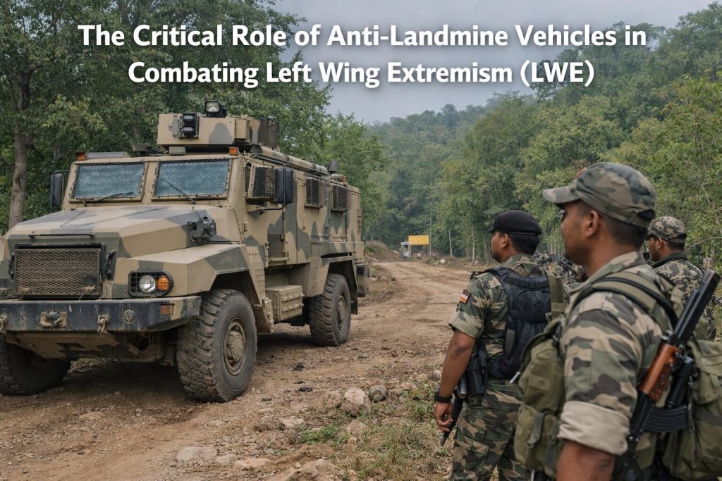 The Critical Role of Anti-Landmine Vehicles in Combating Left Wing Extremism (LWE) Role of Anti-Landmine Vehicles in Combating Left Wing Extremism (LWE)
