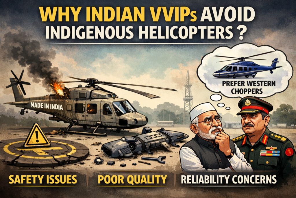 Why Indian VVIPs Avoid Indigenous Helicopters?
