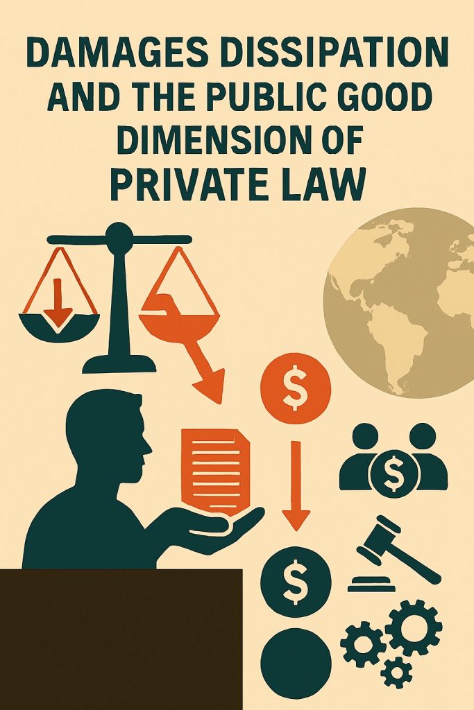 Damages Dissipation and the Public Good Dimension of Private Law Damages Dissipation and the Public Good Dimension of Private Law