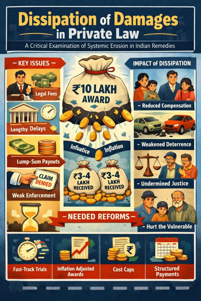 Dissipation of Damages in Private Law