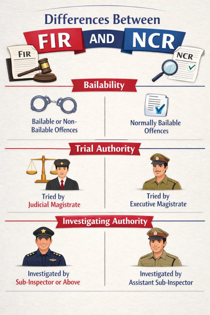 Differences Between FIR and NCR Differences Between FIR and NCR