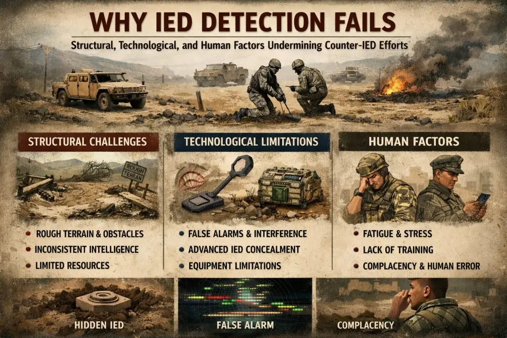 Why IED Detection Fails: Structural, Technological, and Human Factors Undermining Counter-IED Efforts Structural, Technological, and Human Factors Undermining Counter-IED Efforts