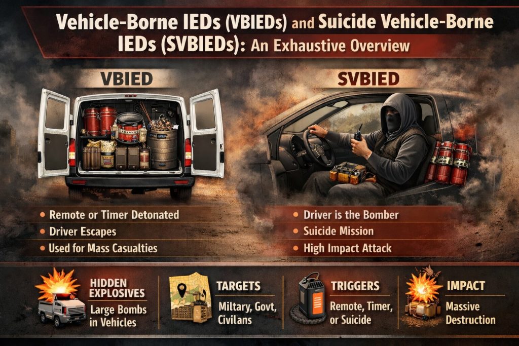 Vehicle-Borne IEDs (VBIEDs) and Suicide Vehicle-Borne IEDs (SVBIEDs): An Exhaustive Overview Vehicle-Borne IEDs (VBIEDs) and Suicide Vehicle-Borne IEDs (SVBIEDs)