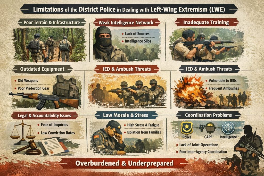 Limitations of the District Police in Dealing with Left-Wing Extremism (LWE) Limitations of the District Police in Dealing with Left-Wing Extremism (LWE)
