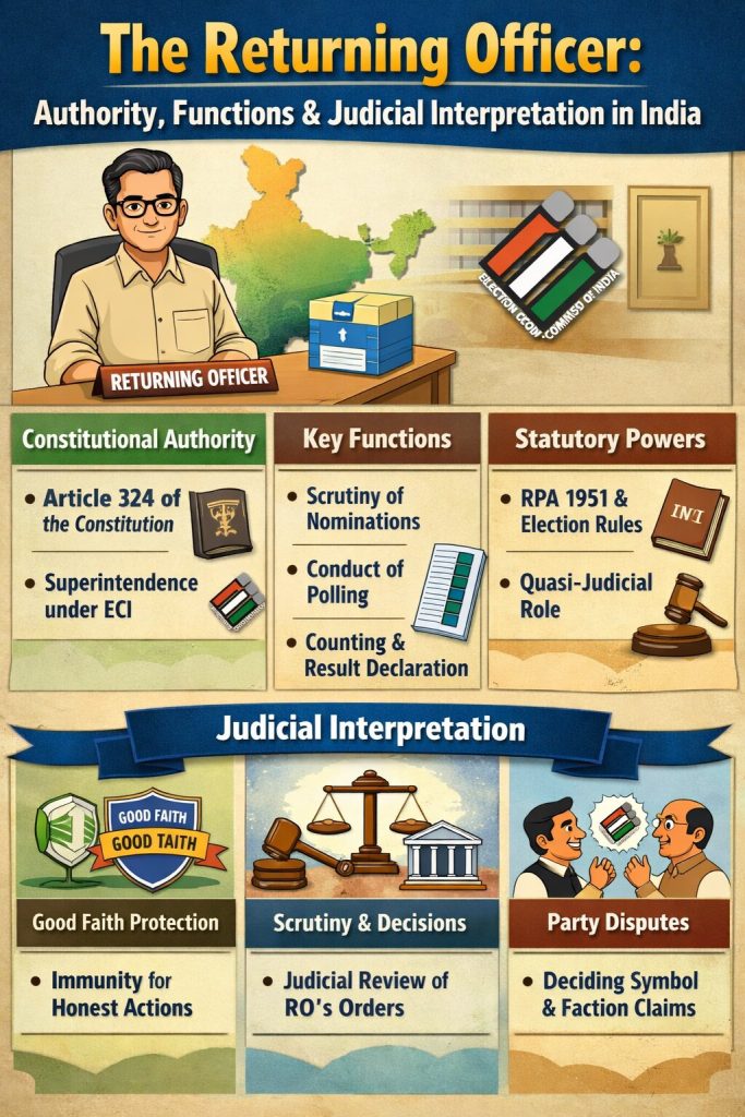 he Returning Officer: Authority, Functions, and Judicial Interpretation in India