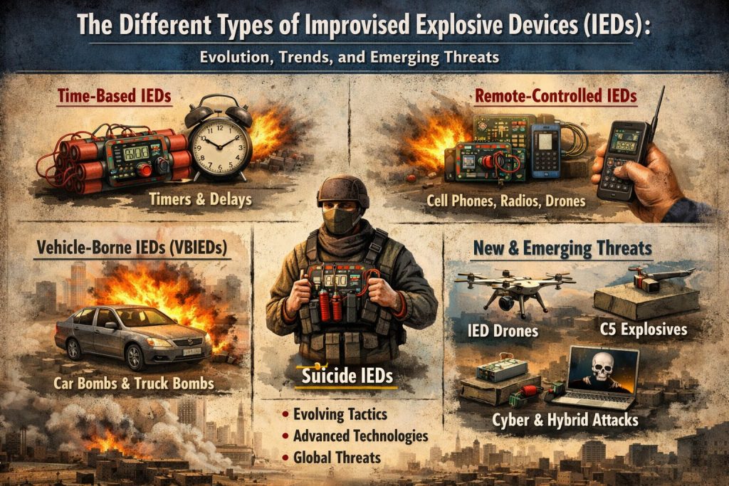 The Different Types of Improvised Explosive Devices (IEDs)