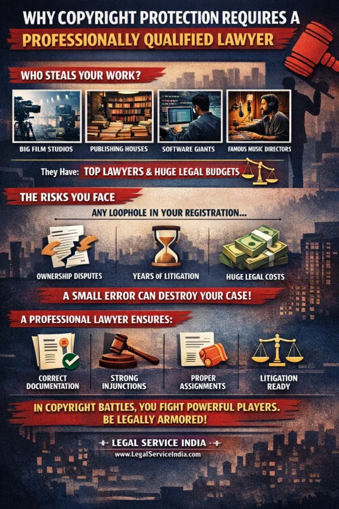 Why Copyright Registration in India Should Be Done Through an Experienced Copyright Lawyer