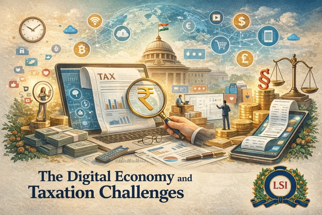 Taxation of the Digital Economy in India: Challenges under the Income-tax Act and GST Taxation of the Digital Economy in India