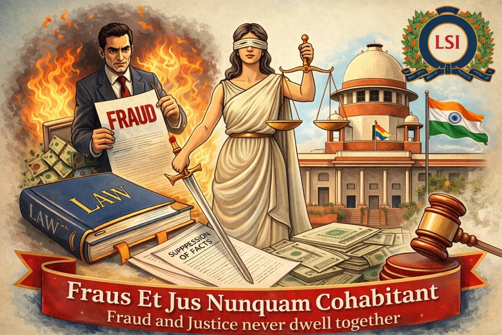 Fraus Et Jus Nunquam Cohabitant: Fraud on Court, Suppression of Facts & Exemplary Costs in Indian Judiciary Fraus Et Jus Nunquam Cohabitant: Fraud on Court, Suppression of Facts & Exemplary Costs in Indian Judiciary