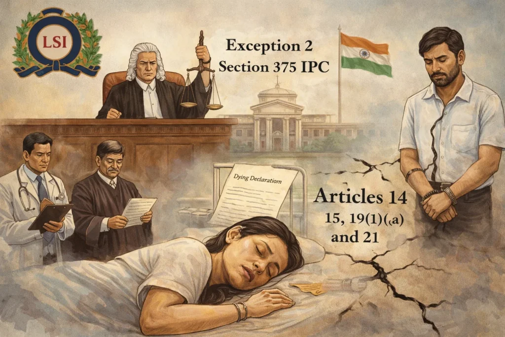 The Tragedy Of Marital Immunity A Critical Comment on Gorakhnath Sharma v/s State of Chhattisgarh (2025)