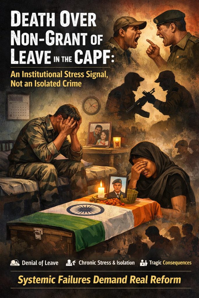 Death Over Non-Grant of Leave in the CAPF