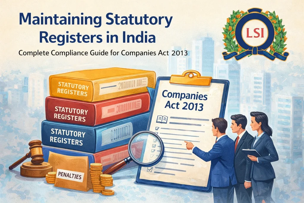 How to Maintain Statutory Registers Under Companies Act 2013 How to Maintain Statutory Registers Under Companies Act 2013