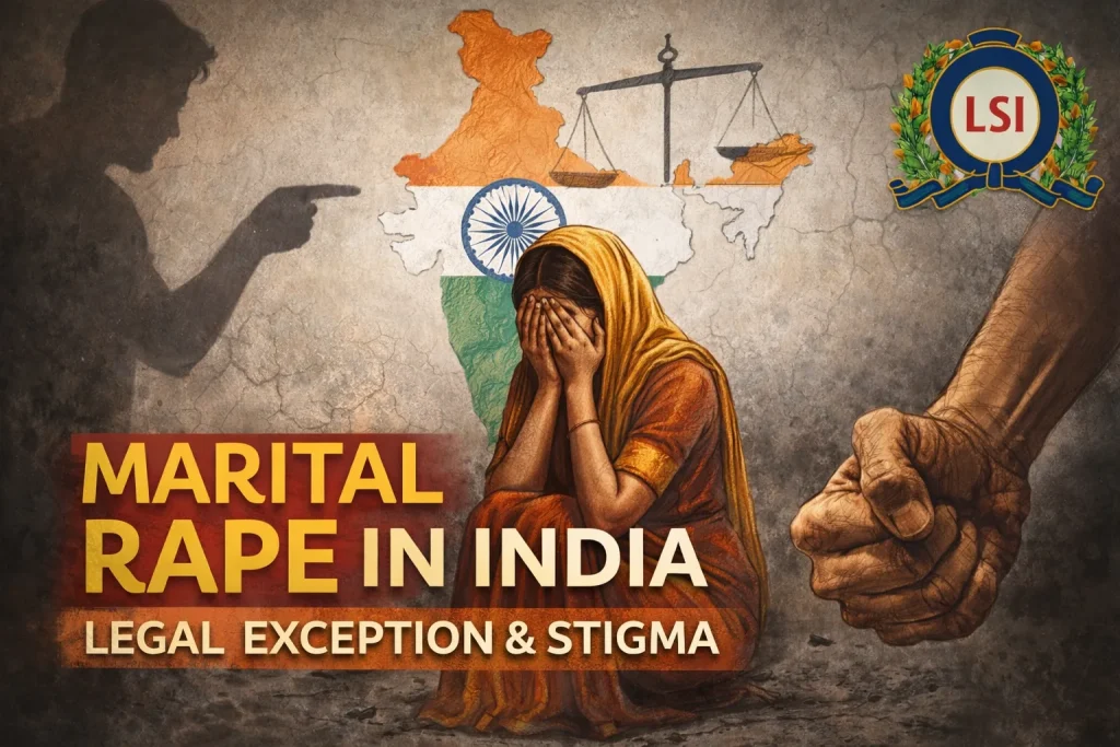 Marital Rape in India: Meaning, Legal Status, 2013 Amendment & The Continuing Exception Marital Rape in India: Meaning, Legal Status, 2013 Amendment & The Continuing Exception