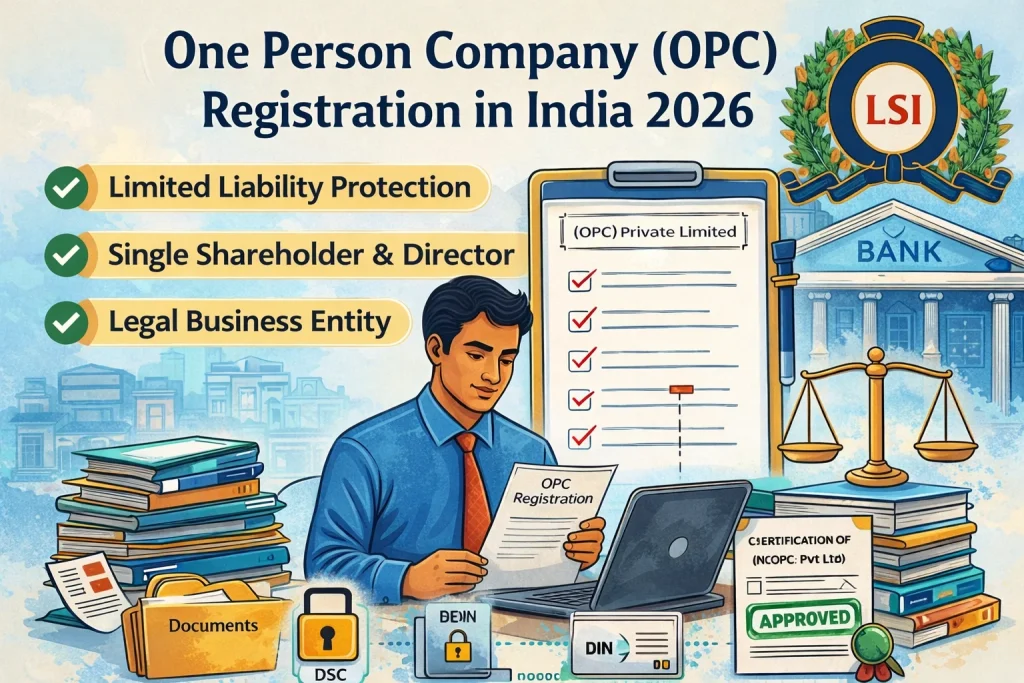 One Person Company (OPC) Registration 2026