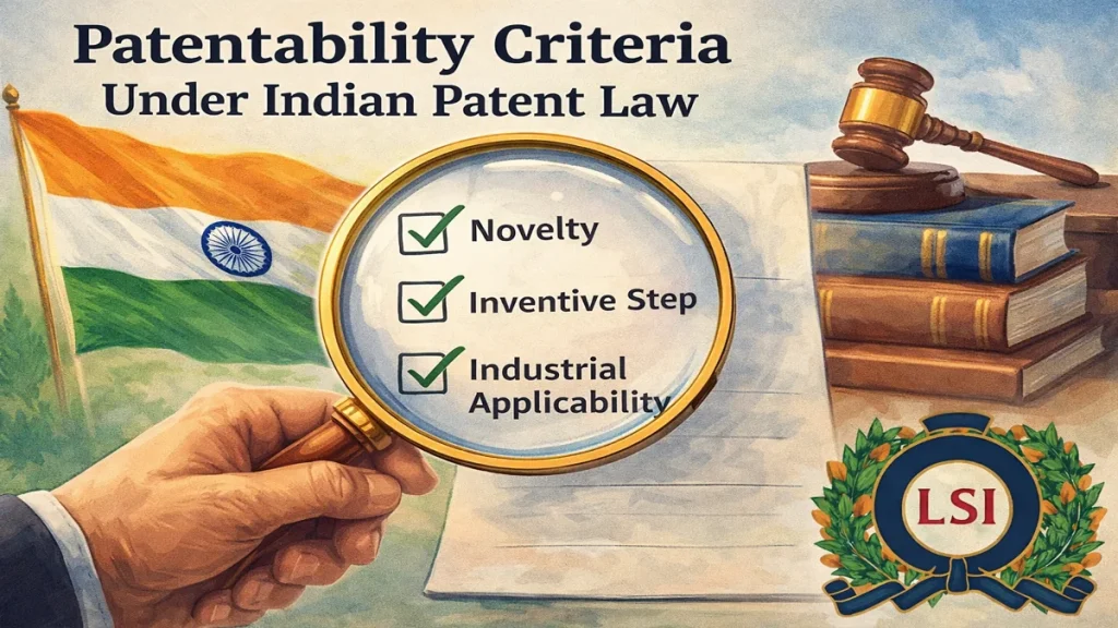 Patentability criteria under Indian Patent law