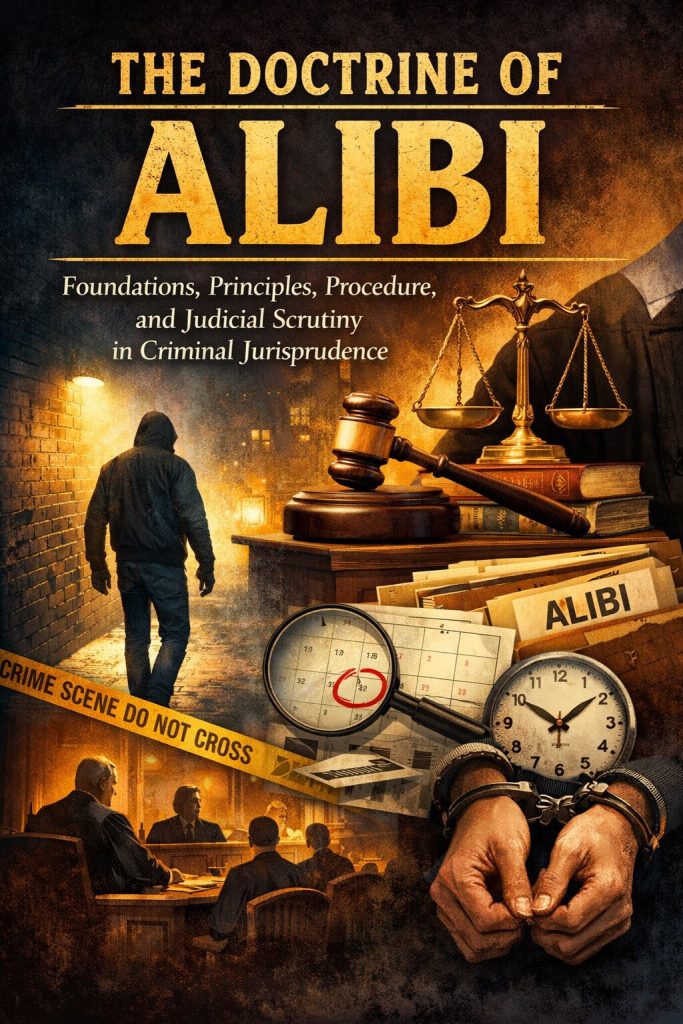 The Doctrine of Alibi: Foundations, Principles, Procedure, and Judicial Scrutiny in Criminal Jurisprudence