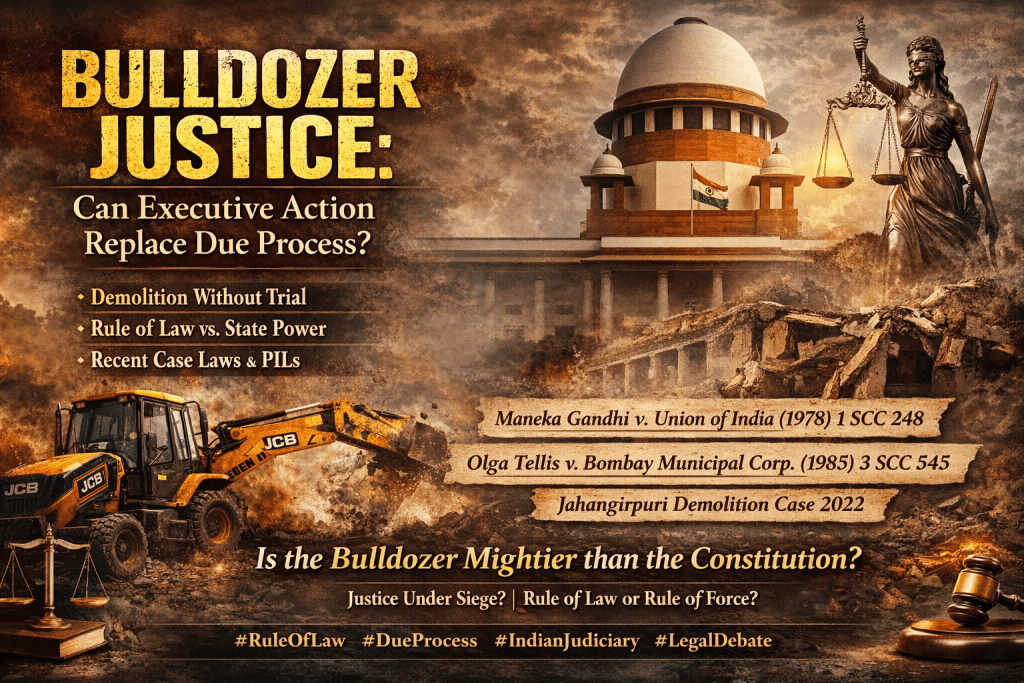 Bulldozer Justice: Can Executive Action Replace Due Process?