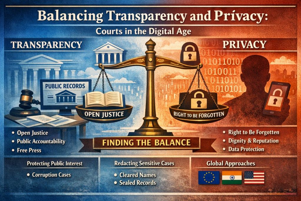 Balancing Transparency and Privacy: Courts in the Digital Age