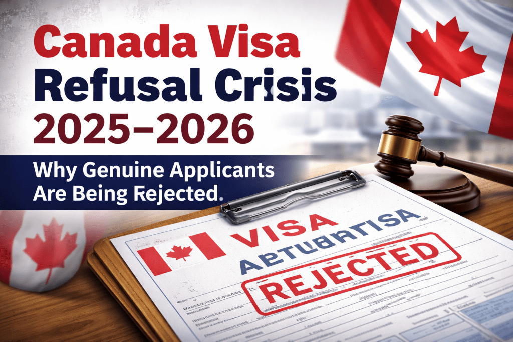 Canada Visa Refusal Crisis 2025–2026: Why Genuine Applicants Are Being Rejected and What Legal Options Exist Canada Visa Refusal Crisis 2025–2026